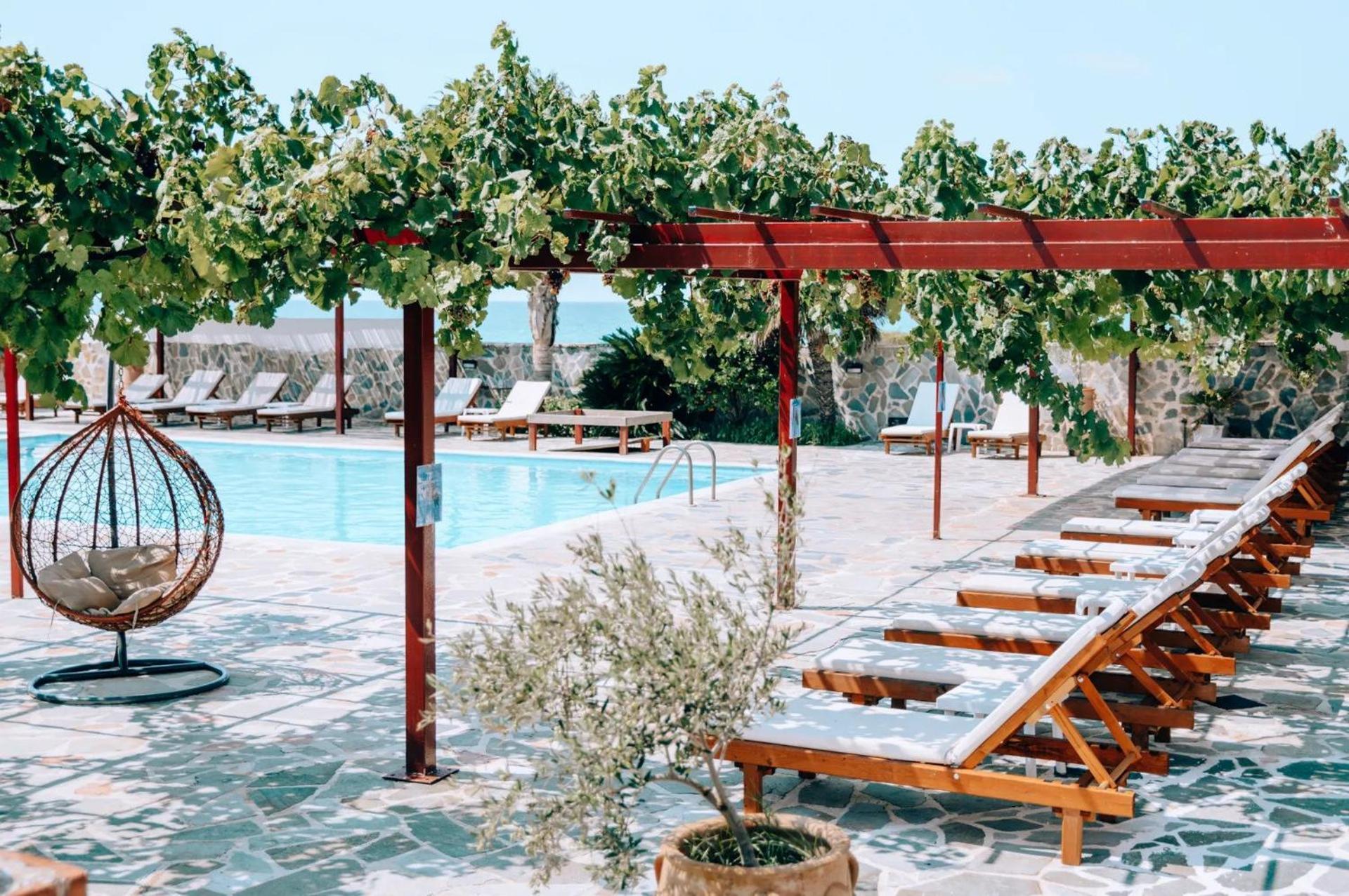 Poseidon Beach Hotel Kastrosikia Bagian luar foto